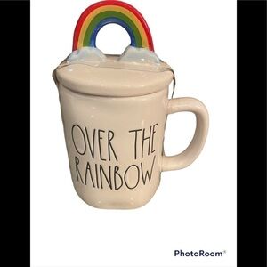 🇺🇸 Rae Dunn over the rainbow topper mug 🇺🇸 nwt
